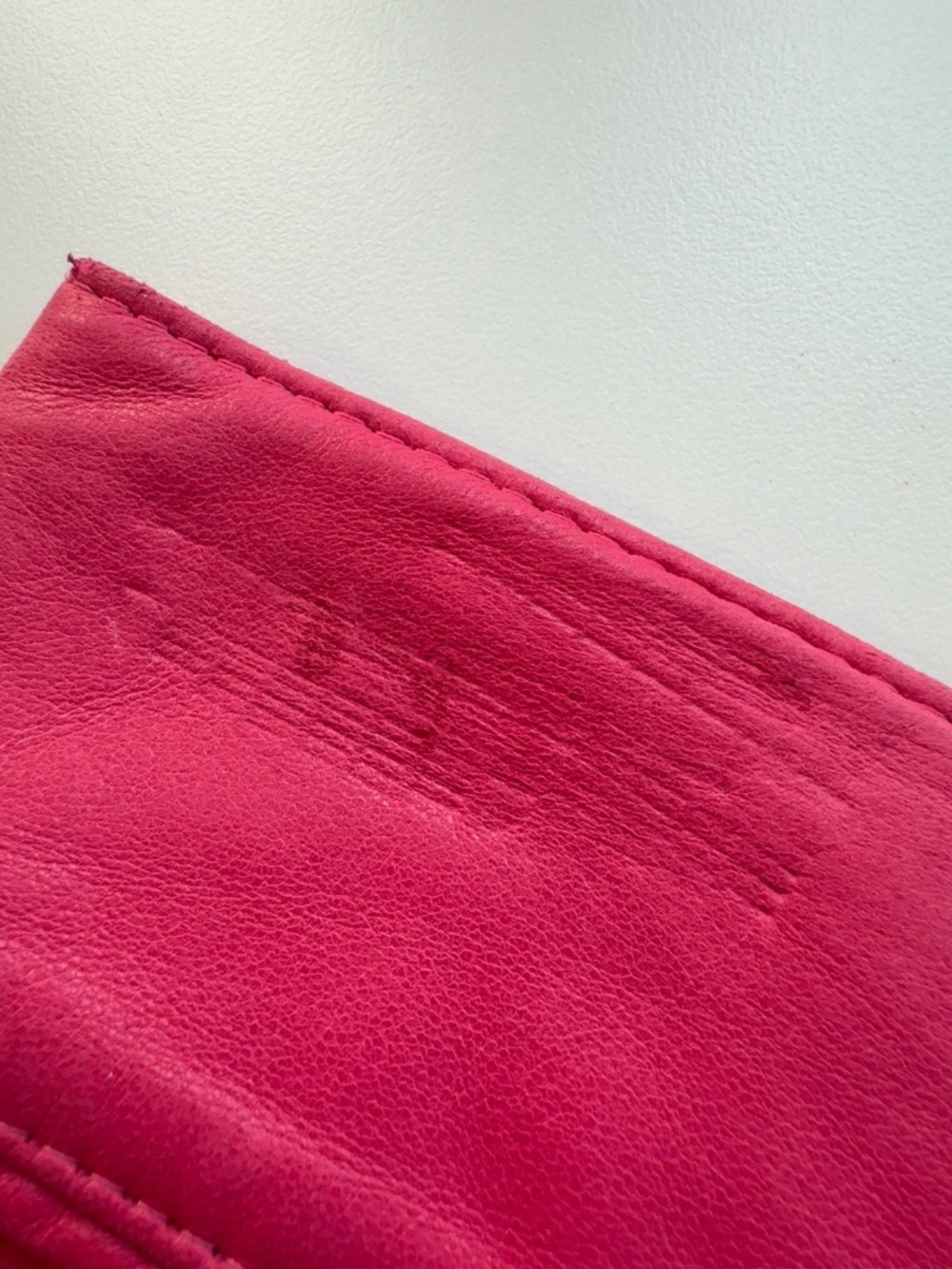 Vintage Neto Hot Pink Leather Pleated Mini Skirt - Picture 8 of 8